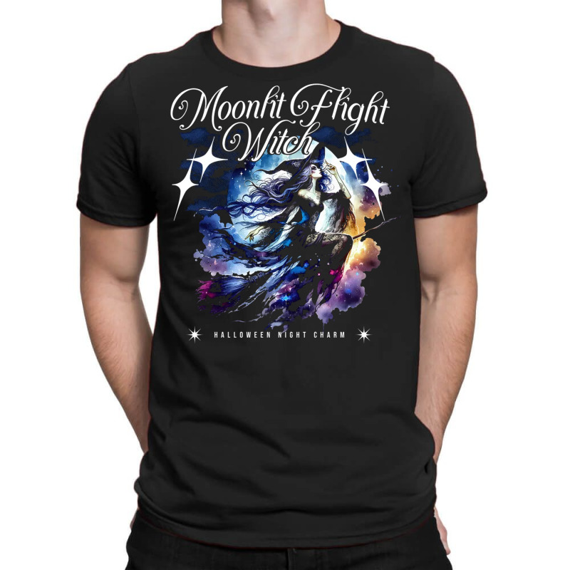 Moonlit Flight Witch T-shirt | Artistshot