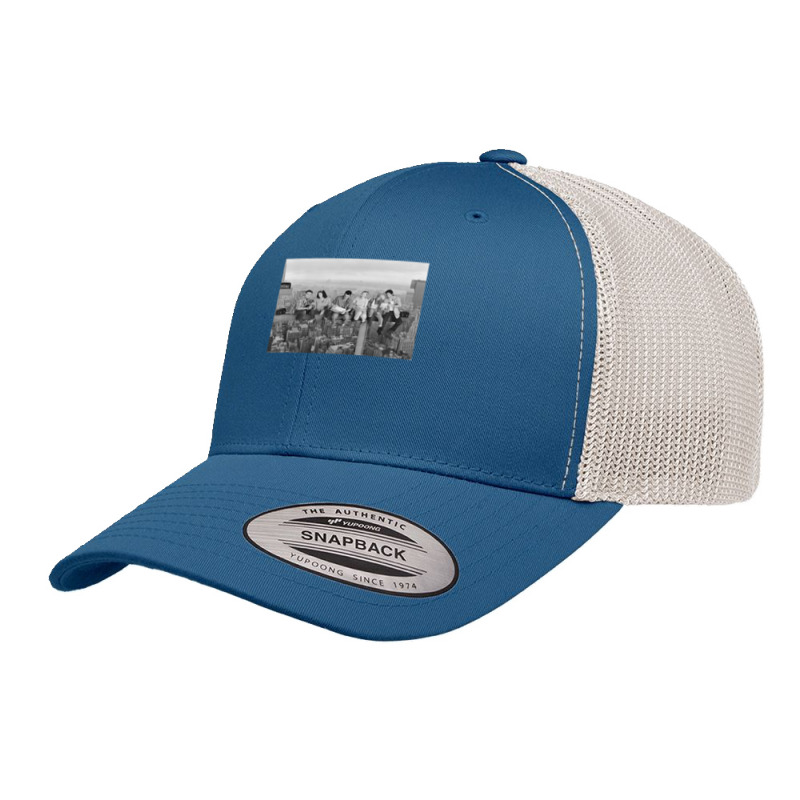 Friends Cast On Skyscraper Retro Trucker Cap by PhanBo | Artistshot