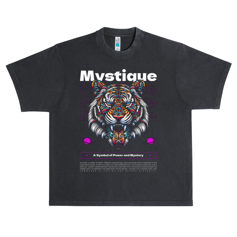 Psychedelic Tiger Urban Heavy T-shirt | Artistshot