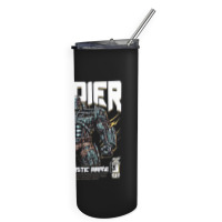 Soldier Robot Futuristic Army Sci-fi Military Skinny Tumbler | Artistshot