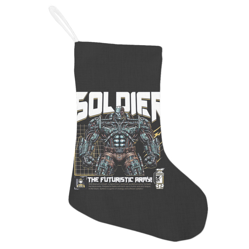 Soldier Robot Futuristic Army Sci-fi Military Holiday Stocking | Artistshot