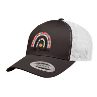 Art Teacher Boho Rainbow Caring Dedicated Loving Vintage Retro Trucker Cap | Artistshot