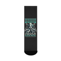 Squid Black Metal Crew Socks | Artistshot