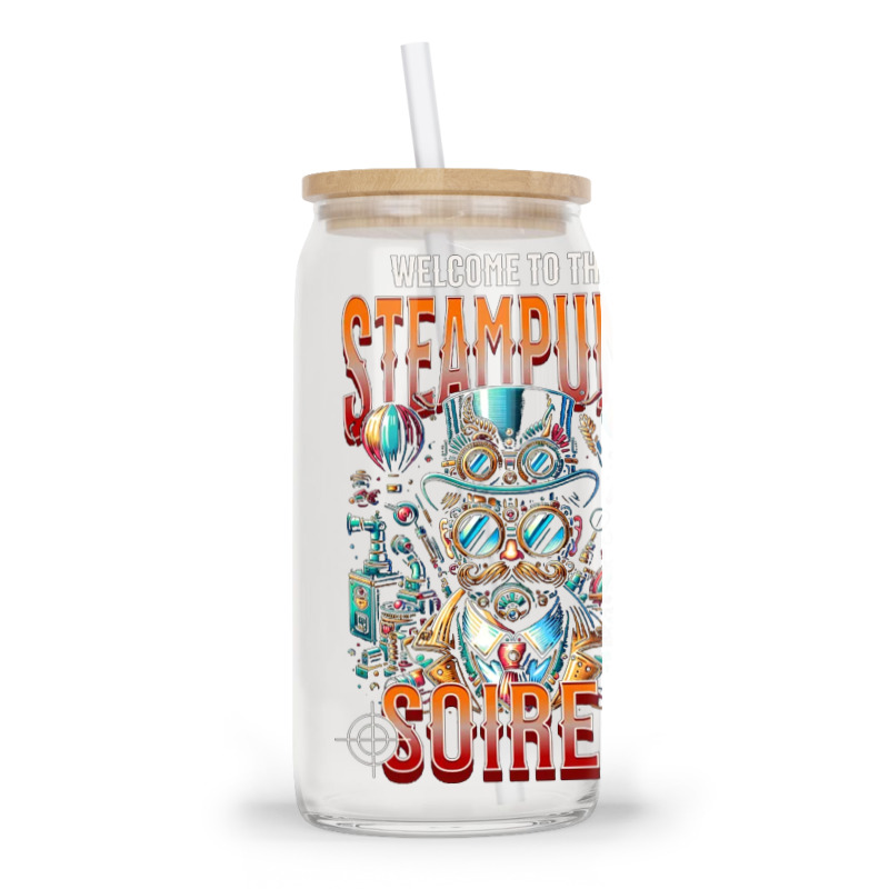 Steampunk Soiree Glass Tumbler | Artistshot