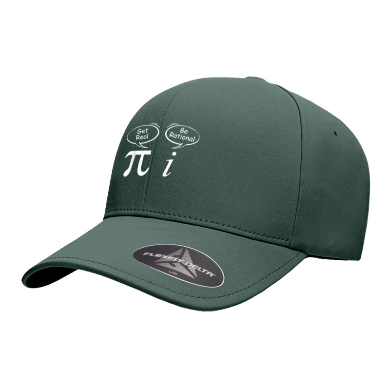 Pi Get Real I Be Rational Mathematician Wit Math Students T Shirt Seamless Cap by cm-arts | Artistshot