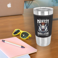 The Lion King Of Majesty Leatherette Tumbler | Artistshot