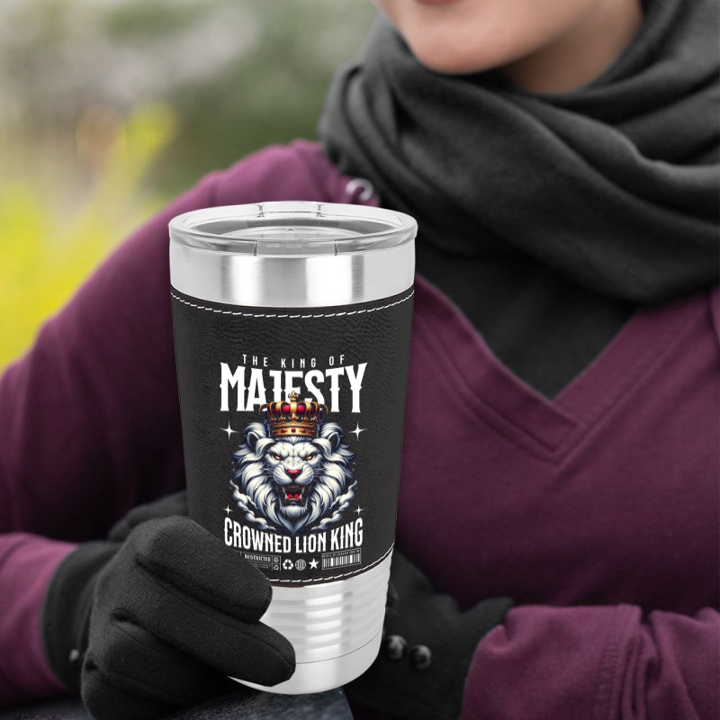 The Lion King Of Majesty Leatherette Tumbler | Artistshot