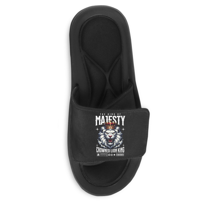 The Lion King Of Majesty Slide Sandal | Artistshot