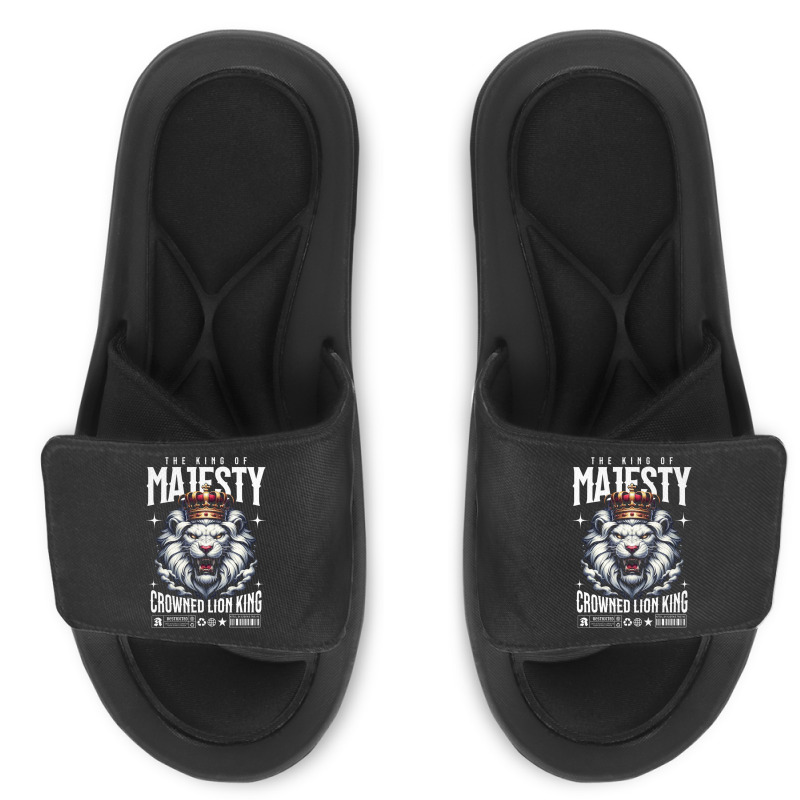 The Lion King Of Majesty Slide Sandal | Artistshot