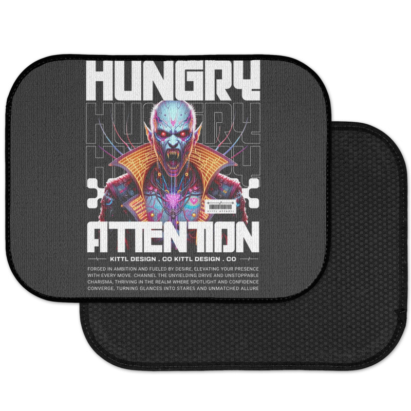 The Vampire's Attention Was Hungry Rear Car Mat | Artistshot