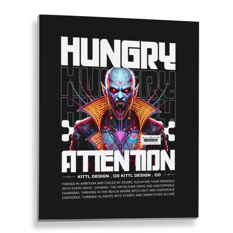 The Vampire's Attention Was Hungry Metal Print Vertical | Artistshot