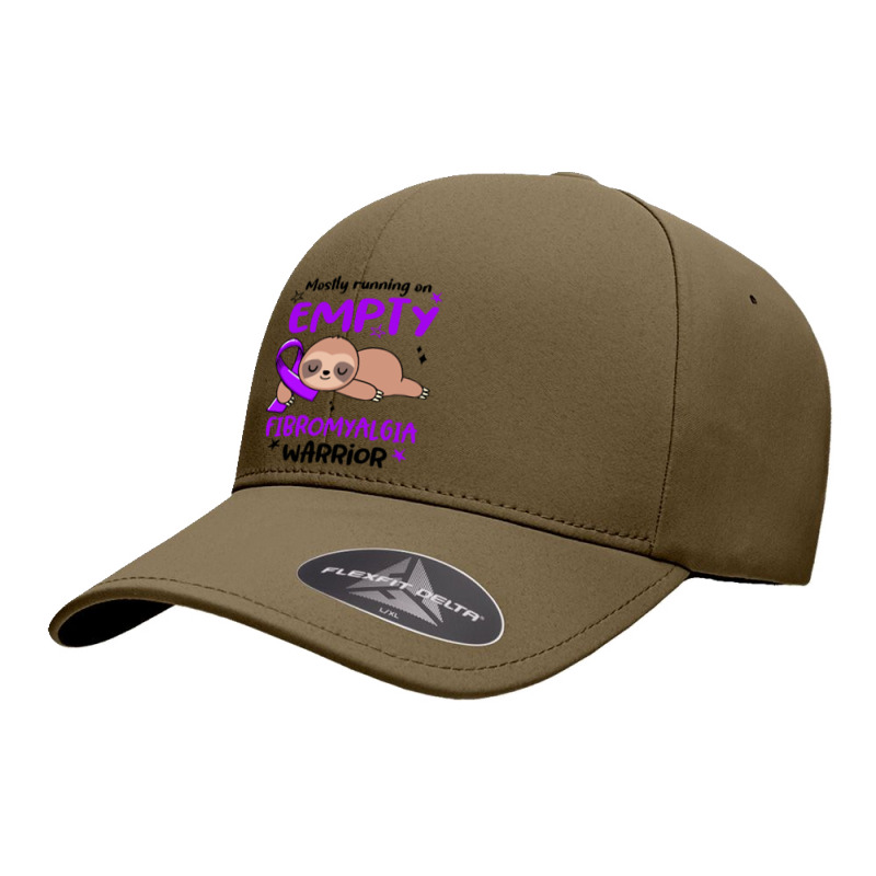 Fibromyalgia Awareness T  Shirt Mostly Running On Empty Fibromyalgia W Seamless Cap by hardlyvagabond | Artistshot