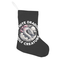 White Dragon Holly Creature Holiday Stocking | Artistshot