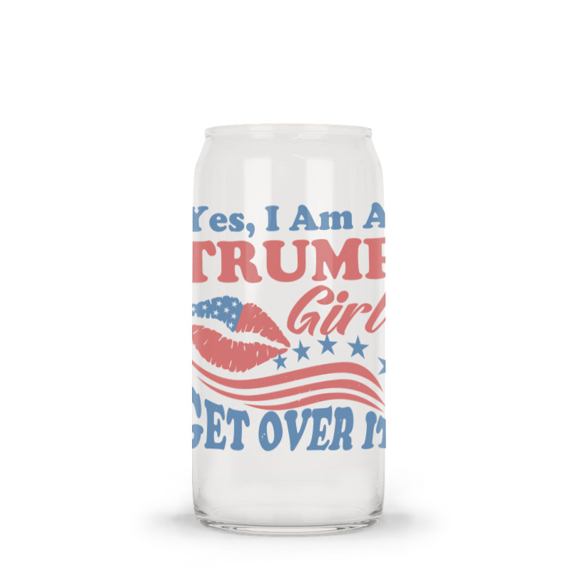 Yest I Am A Trump Girl 3 Glass Tumbler | Artistshot