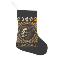 Zodiac Skull Lion Leo Vintage Holiday Stocking | Artistshot