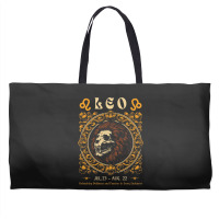 Zodiac Skull Lion Leo Vintage Weekender Totes | Artistshot