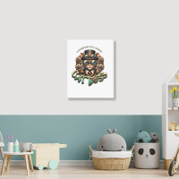 Cat Boss, A Steampunk Cat's Journey Portrait Canvas Print | Artistshot