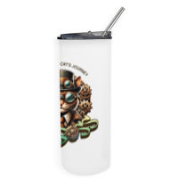 Cat Boss, A Steampunk Cat's Journey Skinny Tumbler | Artistshot