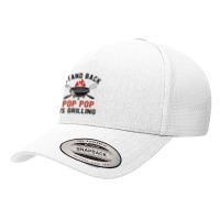 Pop Pop Is Grilling Bbq Grill Pop Pop Grandpa Dad Yupoong Trucker Cap | Artistshot