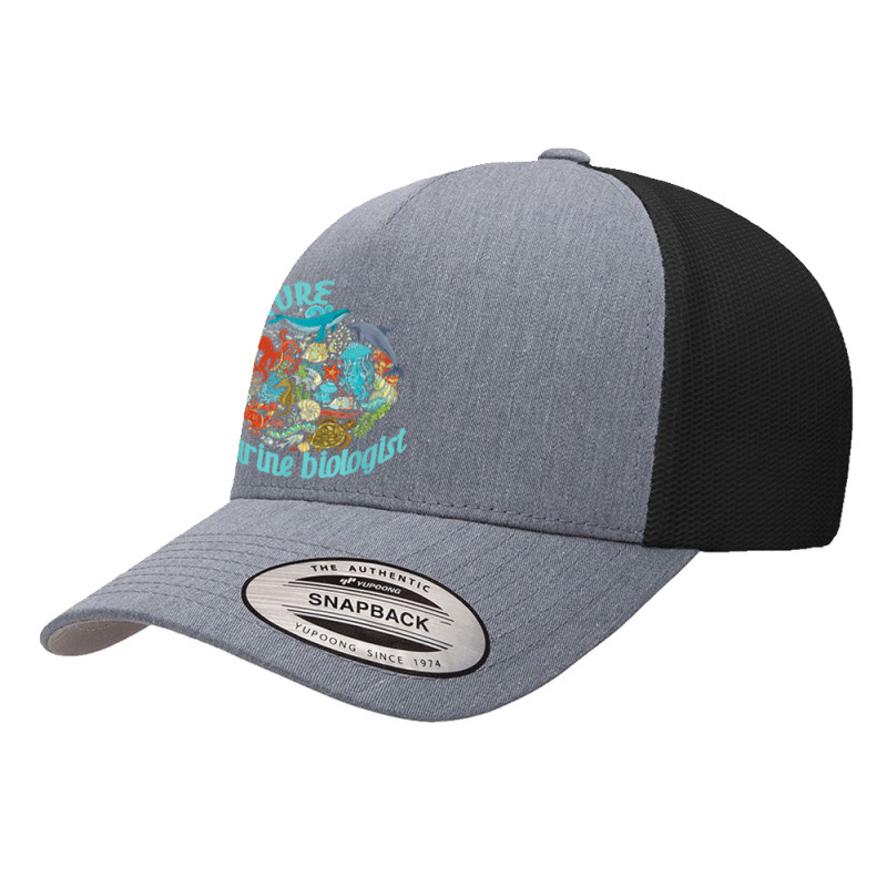 Future Marine Biologist Ocean Life Drawing Whale Octopus Yupoong Trucker Cap | Artistshot