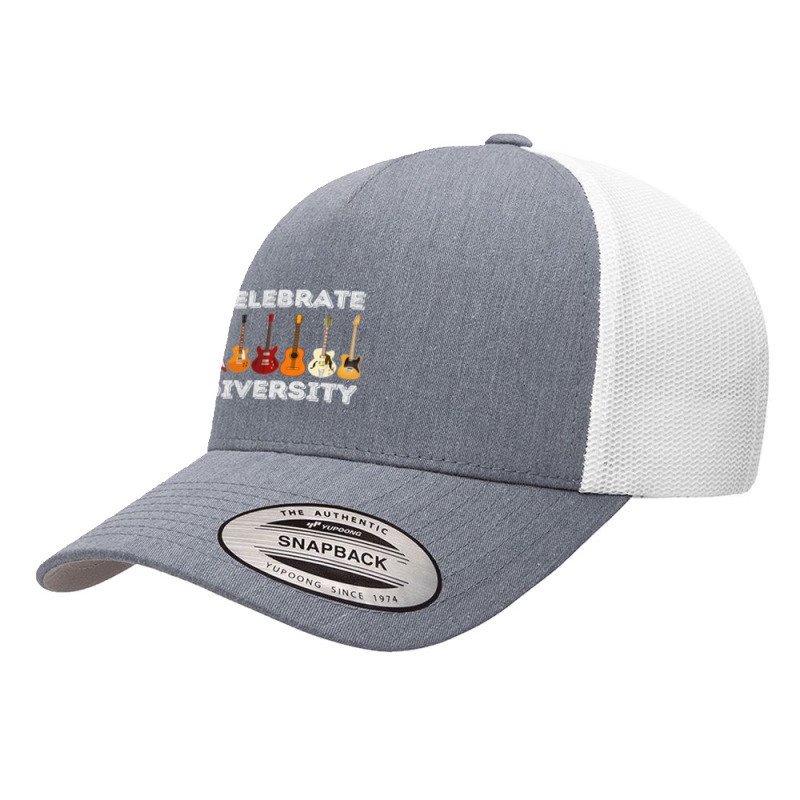 Celebrate Diversity Guitar Lover & Guitarist Yupoong Trucker Cap | Artistshot