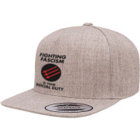 Fighting Fascism Is Your Social Duty 5 Panel Snapback Cap | Artistshot