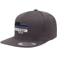 City Of Houston Police Officer Texas Policeman T Shirt 5 Panel Snapback Cap | Artistshot