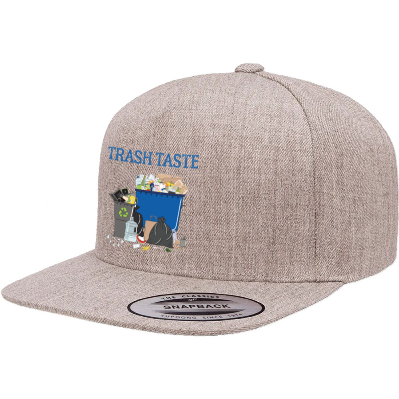 Trash Taste 5 panel snapback cap by cm-arts | Artistshot