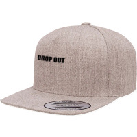 Drop Out 5 Panel Snapback Cap | Artistshot