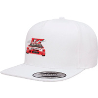 Evo 6 Vi Tme Wrc Ralliart Mitsubish Evolution Enkei Tommi Mäkinen 5 Panel Snapback Cap | Artistshot