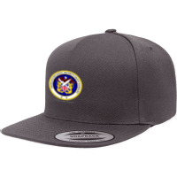 Naval Security Group Activity 5 Panel Snapback Cap | Artistshot