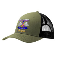 My Hero Is Now My Angel Bladder Cancer Dysuria Hematuria Pa Trucker Cap | Artistshot