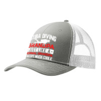 Scuba Diving Grandpa Underwater Ocean Lover Scuba Diver Pa Trucker Cap | Artistshot