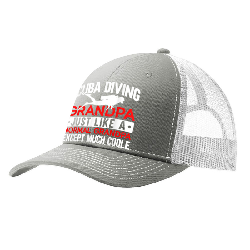 Scuba Diving Grandpa Underwater Ocean Lover Scuba Diver Pa Trucker Cap by Queenie | Artistshot