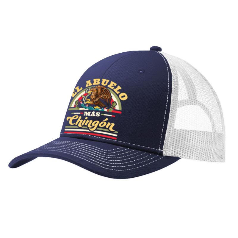 El Abuelo Mas Chingon Funny Mexican Flag Cool Grandpa Regalo Pa Trucker Cap | Artistshot