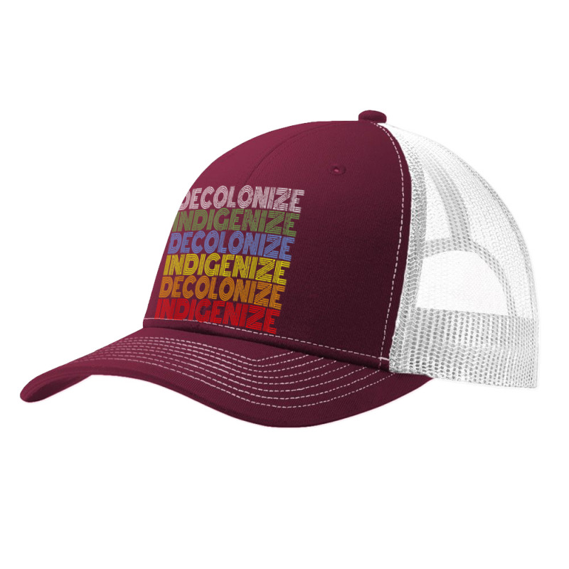 Decolonize Indigenize Shirt Native American Education Gift T Shirt Pa Trucker Cap | Artistshot