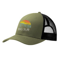 Big Sur California Beach Central Coast Retro Forest Camping T Shirt Pa Trucker Cap | Artistshot