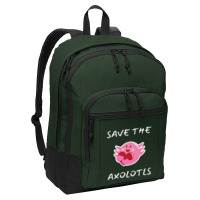 Save The Axolotls  For Animals Lovers Basic Backpack | Artistshot