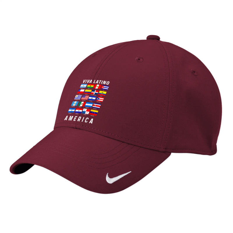 All Latin American Flags Countries Viva Latino America Tee T Shirt Nike Dri-FIT Cap by caulkyuladdenrxi | Artistshot