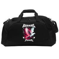 Burning Peage Active Duffel | Artistshot