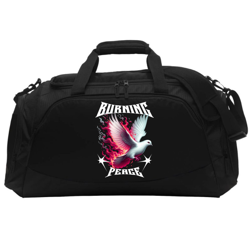 Burning Peage Active Duffel | Artistshot