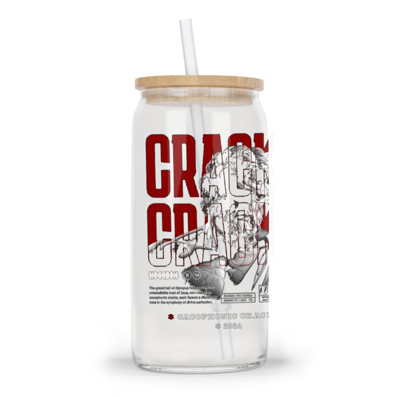 Cacophonic Cracks Glass Tumbler | Artistshot