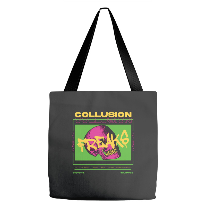 Collusion Freaks Tote Bags | Artistshot