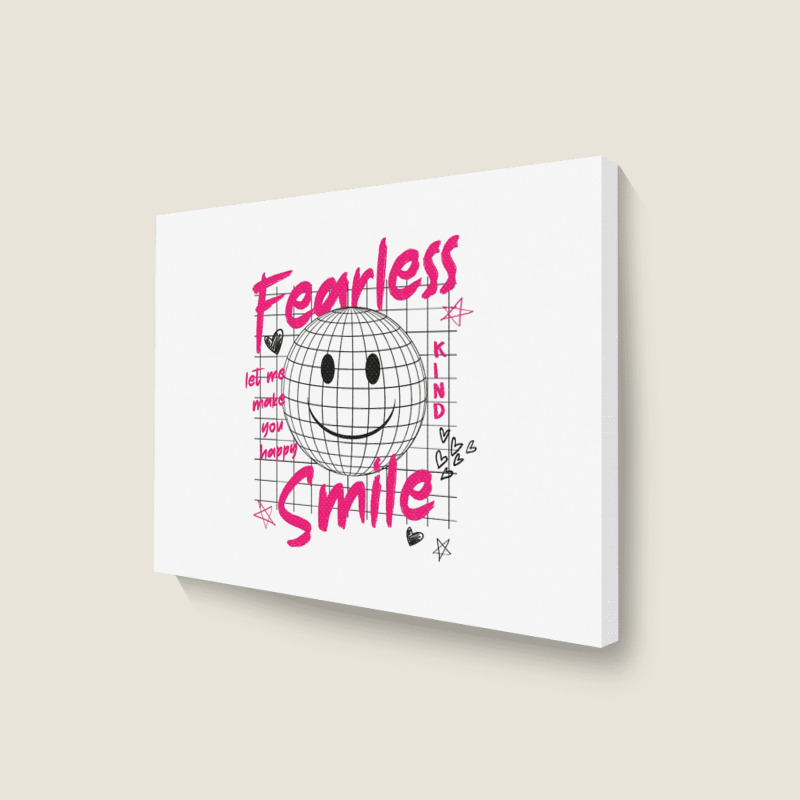 Fearless Smile Landscape Canvas Print | Artistshot