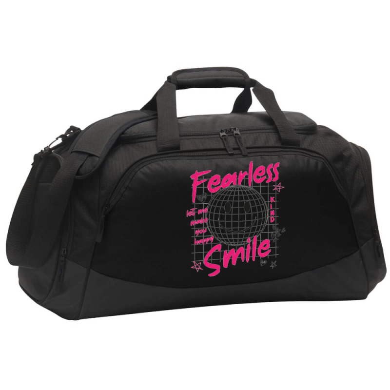 Fearless Smile Active Duffel | Artistshot