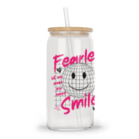 Fearless Smile Glass Tumbler | Artistshot