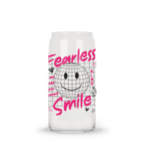 Fearless Smile Glass Tumbler | Artistshot