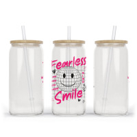 Fearless Smile Glass Tumbler | Artistshot