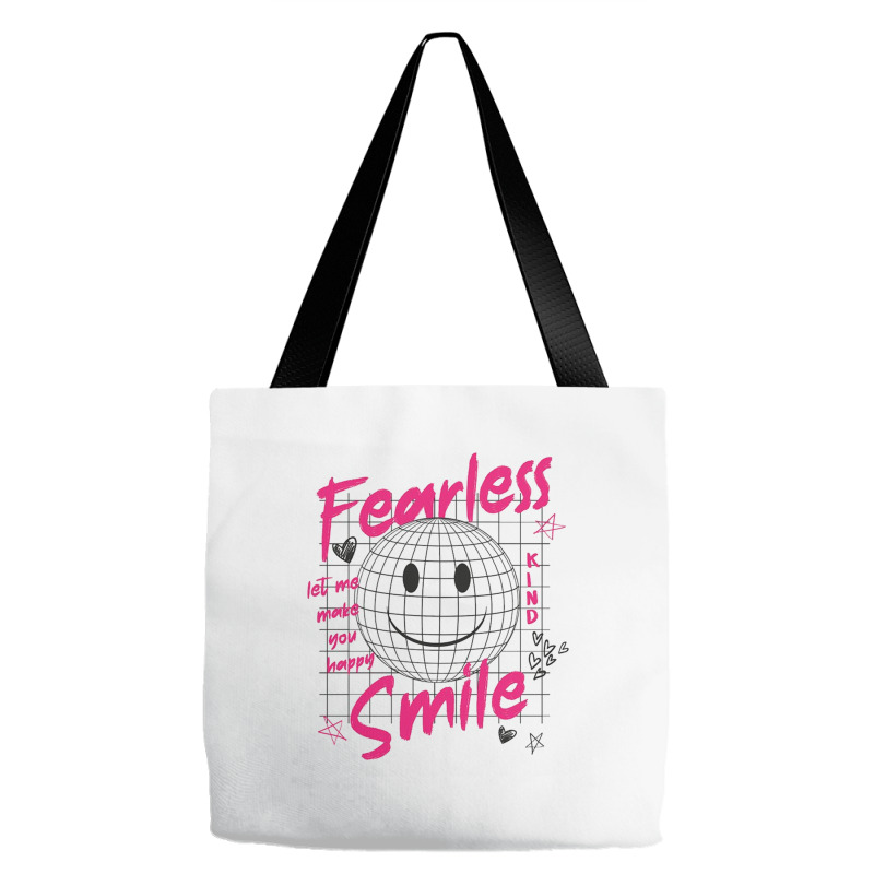 Fearless Smile Tote Bags | Artistshot