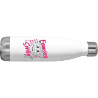 Fearless Smile Stainless Steel Water Bottle | Artistshot